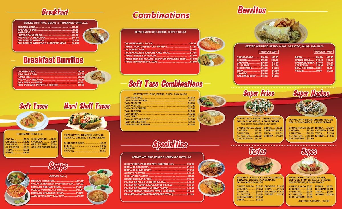 Vaquero Mexican Grill Menu - Image 3