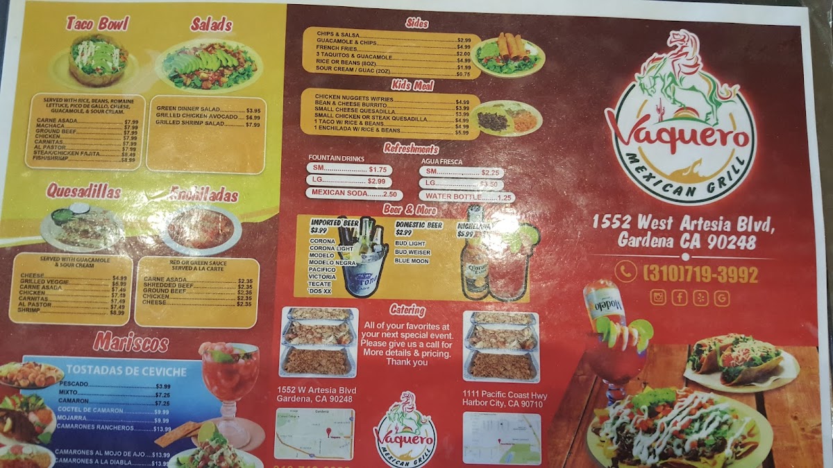 Vaquero Mexican Grill Menu - Image 6